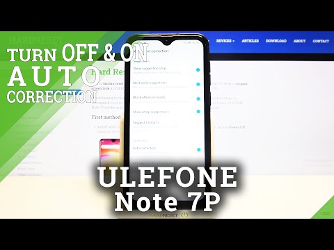 How to Activate Autocorrection in ULEFONE Note 7P – Text Correction