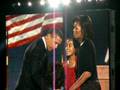 The Obama Family Takes The Stage At Grant Park Chicago November 4 2008
