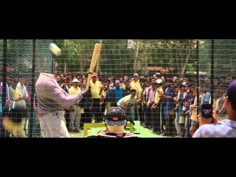 Recording featurette frame for Million Dollar Arm music sessions