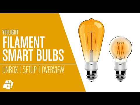 Yeelight A19 & ST64 Filament bulbs - No Hub Required!