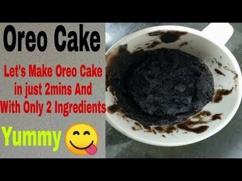Make Easy And Tasty Oreo Cake in just 2mins and with 2 easily available Ingredients.