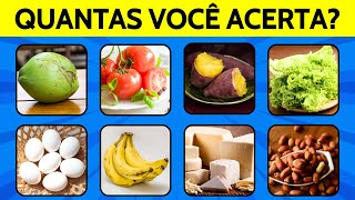 30 Perguntas sobre ALIMENTOS | Quiz de Conhecimentos Gerais | Mestre Quiz