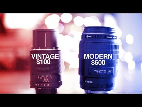 VINTAGE $100 Pentax Takumar Macro Lens vs a Modern $600 Canon Macro Lens