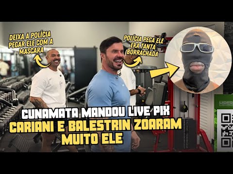 CUNAMATA SENT A LIVE PIX TO CARIANI AND THIS HAPPENED! BALESTRIN WAS HARD!