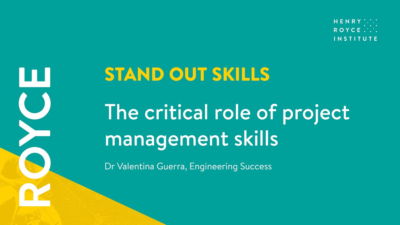 Stand Out Skills: “PhD to Industry: The Critical Role of Project Management Skills”