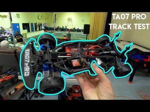 Tamiya TA07 Pro Front Spool and Carbon Fiber Upgrades Track Test - Netcruzer RC