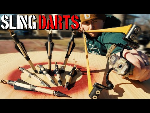 DIY SLINGSHOT DARTS: Probably the Coolest Thing Ever