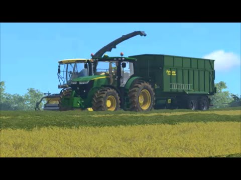 Farming Simulator 15 | Silaging at Willow farms - Sandy Bay