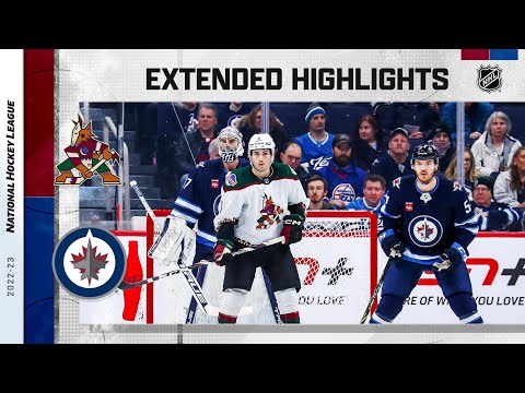 Arizona Coyotes vs. Winnipeg Jets Jan 15, 2023 HIGHLIGHTS