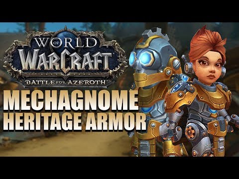 Mechagnome Heritage Armor - In Game Preview | Battle for Azeroth