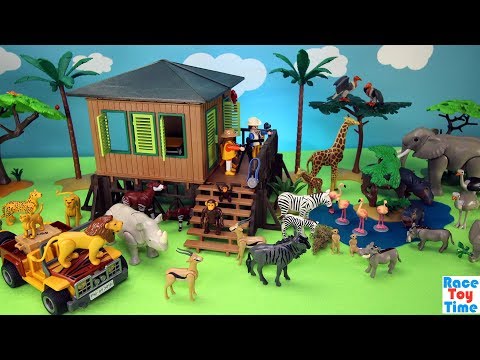 Playmobil Safari Animals Adventure Playset Build and Play - Fun Toys For Kids