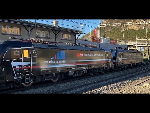 DOPPIA DA PAURA: 193 665 ‘Thunersee’ +  193 659 'Die Güterbahnen' sul Winner Spedition