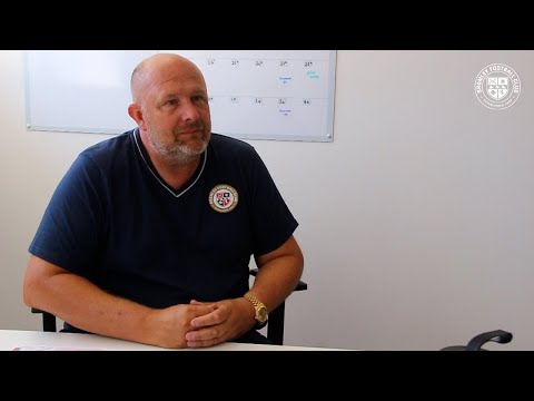 Andy Woodman ahead of our first home game of the new season