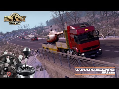 ETS2 #51 - Renault Premium I 420 - Moving A Chopper (Euro Truck Simulator 2)