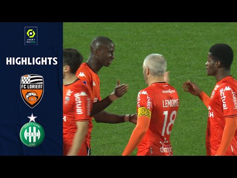 FC LORIENT - AS SAINT-ÉTIENNE (6 - 2) - Highlights - (FCL - ASSE) / 2021-2022
