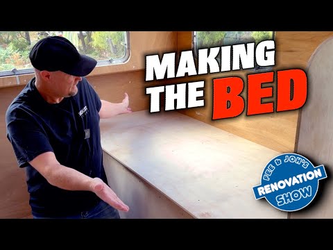 Building BEDS into our vintage caravan - 1975 Viscount Ambassador Build Pt 33
