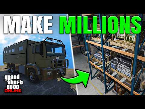How To Make MILLIONS With The Crate Warehouses In GTA Online! (2025)
