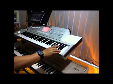 Nlog Synth(iPad) Controlled By Korg M3 via Line 6 Midi Mobilizer