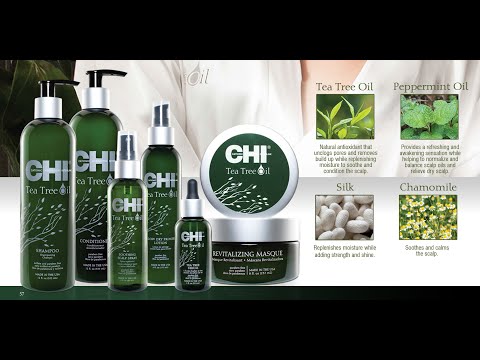 Šampūnas su arbatmedžio aliejumi CHI Tea Tree Oil Šampūnas 340ml video