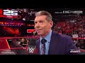 Stone Cold Return To WWE Raw 25th Anniversary Lmmortal