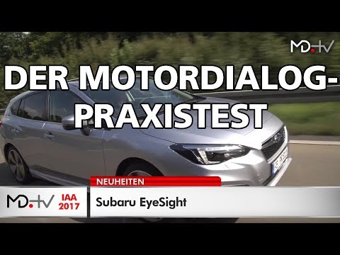 MD.IAA 2017 NEUHEITEN - Das Fahrerassistenzsystem EyeSight im neuen Subaru Impreza