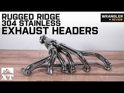 Jeep Wrangler Rugged Ridge 304 Stainless Exhaust Headers (1991-1998 4.0L YJ, TJ) Review & Install