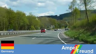 preview picture of video 'Fahren auf der L562 nach Siegen'