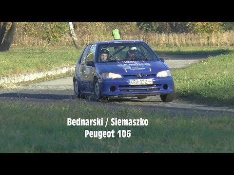 KJS Rajd Tyski 2018 - Krzysztof Bednarski / Jakub Siemaszko - Peugeot 106