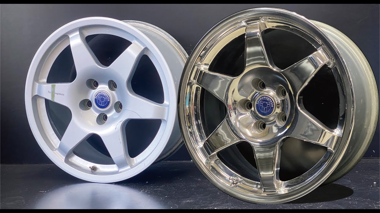 【ホイール鏡面仕上げ】古いマグネシウムホイールを鏡面になるまで磨いたらヤバイことになった（テクノマグネシオ）