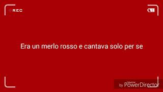 Mannarino - merlo rosso testo