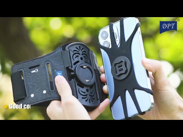 سوار للهاتف المحمول 43.3* 13.7 سم- يتيح حرية الحركة، تثبيت آمن للهاتف، سهولة التحكم واستخدام الشاشة،ضمان سنتان