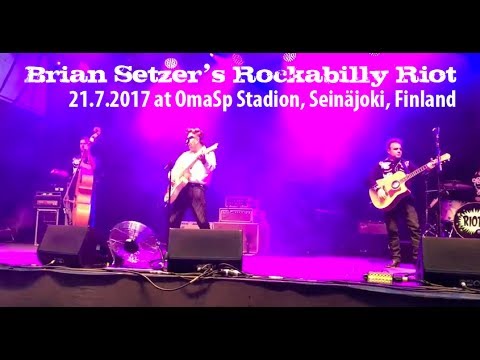 Brian Setzer's Rockabilly Riot LIVE - 21.7.2017 at OmaSp Stadion, Seinäjoki, Finland