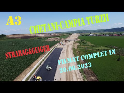 AUTOSTRADA A3 CHEȚANI  CÂMPIA  TURZII filmat complet în 20 06 2023 #autostrada,#autostradaa3