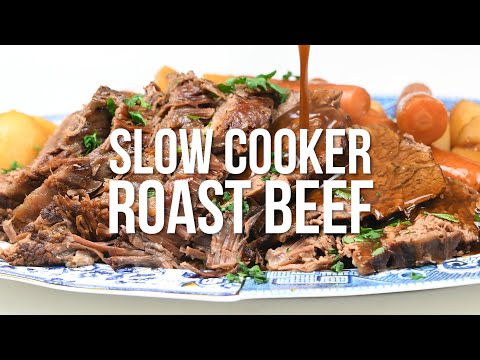 Slow Cooker Beef Roast | Supergolden Bakes