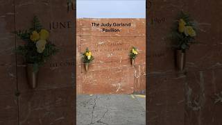 Celebrity crypt of Judy Garland, The Judy Garland Pavilion at Hollywood Forever Cemetery LA #shorts