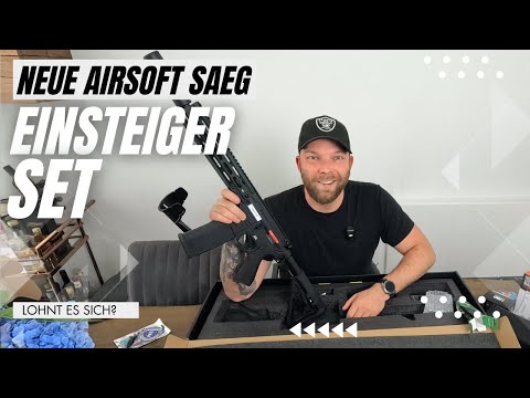 Wie gut ist ein AIRSOFT Einsteigerset? | SAEG Review Airsoft Test