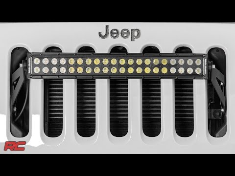 2007-2017 Jeep Wrangler JK 20-inch LED Light Bar Grille Mount by Rough Country