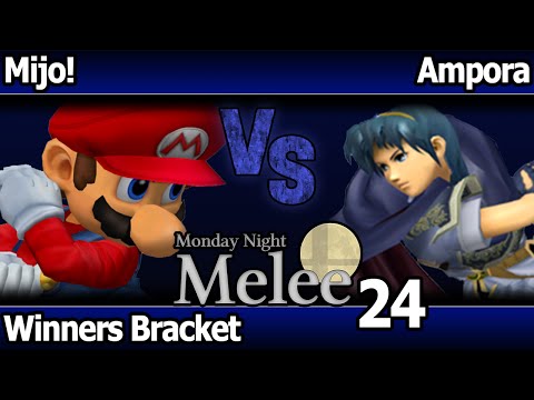 MNM 24 Melee - Mijo! (Mario) vs Ampora (Marth) - Winners Bracket