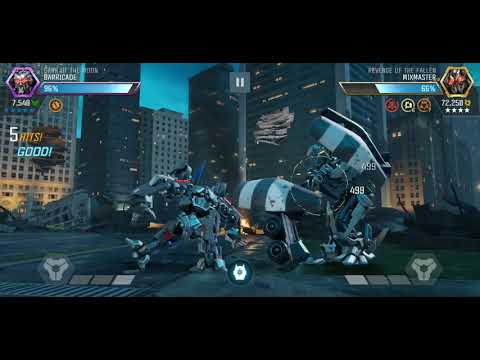 Transformers FTF - Barricade vs Mixmaster