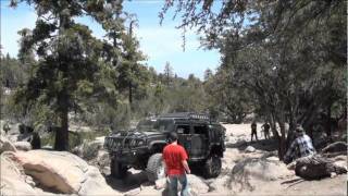 HUMMER 4x4 OFFROAD Big Bear run 3 (John Bull trail) 5-14-2011