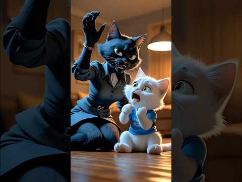 Evil Cat Nanny CAUGHT by Police #cat #meow #dramacat #cutecat #shorts #shortvideo #catlovers
