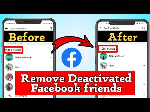 How To Remove All Deactivated Facebook Friends at Once | Unfriend All Inactive Account in One Click