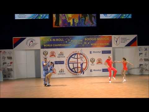 Benjamin FEDERL und Caroline SCHERER World Championship Moskau 27.10.2012 Rock´n´Roll Vorrunde