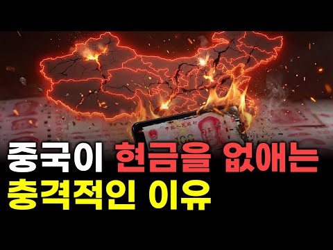 중국은 세계 1위를 노린다. 중국이 현금을 없애는 충격적인 이유