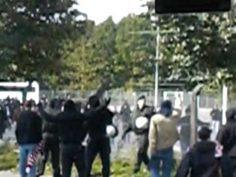 Derby BMG-FC Empfang von Gladbach Hools