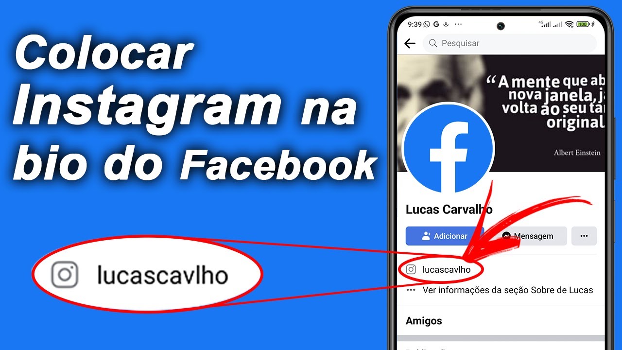 COMO COLOCAR LINK DO INSTAGRAM NA BIO DO FACEBOOK