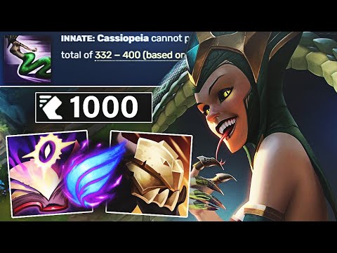 Cassiopeia but I have 1000 Movement Speed and no one can touch me