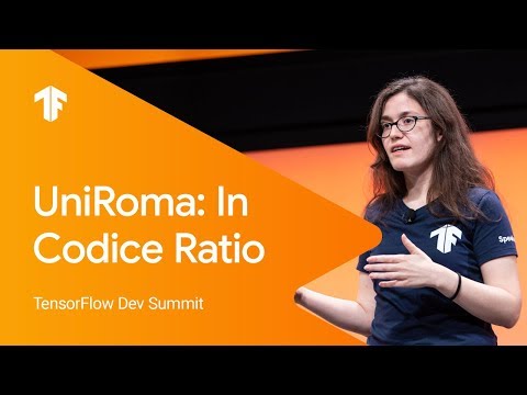 在Codice Ratio。梵蒂岡祕密檔案中的機器轉錄(TF Dev Summit '19) (In Codice Ratio: Machine Transcription in the Vatican Secret Archive (TF Dev Summit '19))