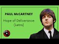 Paul McCartney -  Hope of Deliverance (Lyrics) - #paulmccartney #beatles