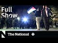 CBC News: The National | Calgary police clear campus protest